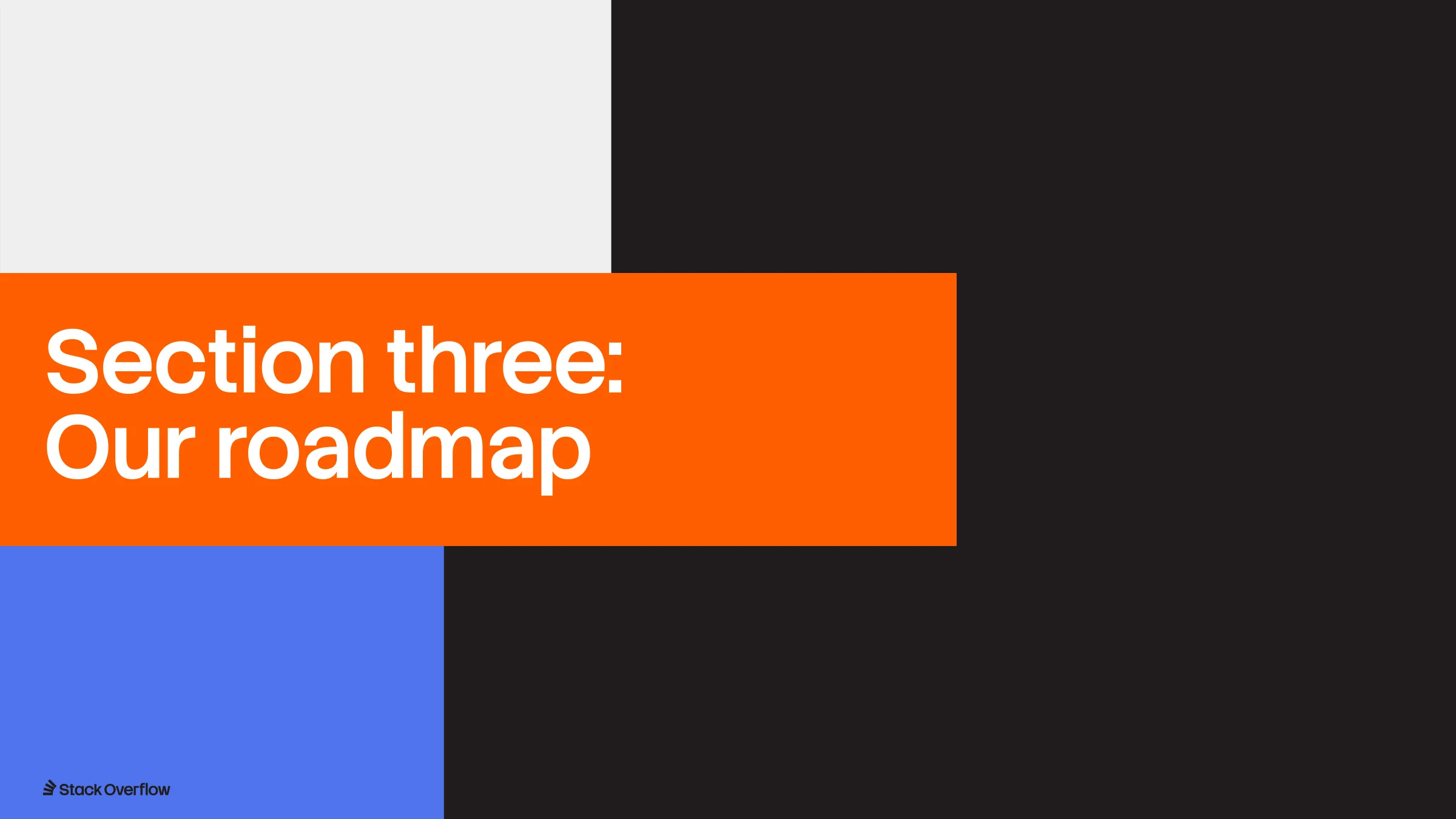 Slide from the Stack Overflow Business Template